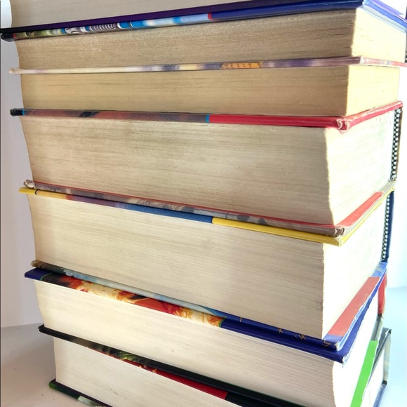 Harry Potter: Complete Books Set wt Hogwarts - Picture 7 of 8